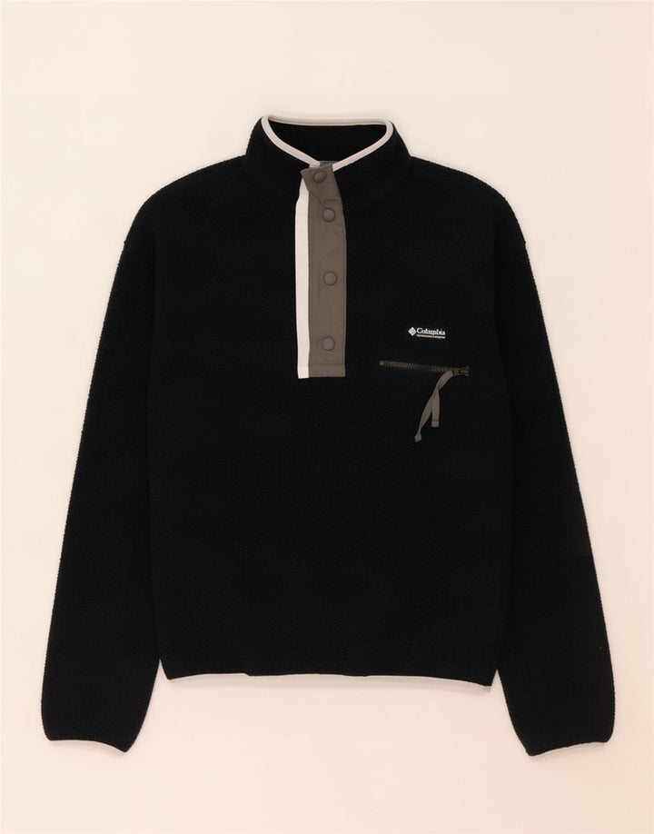 Columbia Ανδρικό κουμπιά με λαιμό Fleece Jumper 2XS Μαύρο Πολυεστέρας