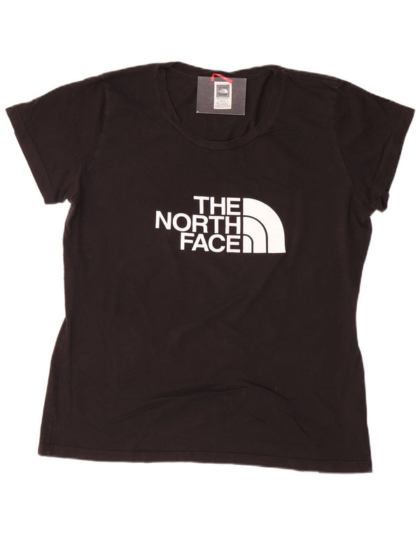 THE NORTH FACE Γυναικείο γραφικό T-Shirt Top UK 18 XL Μαύρο βαμβακερό
