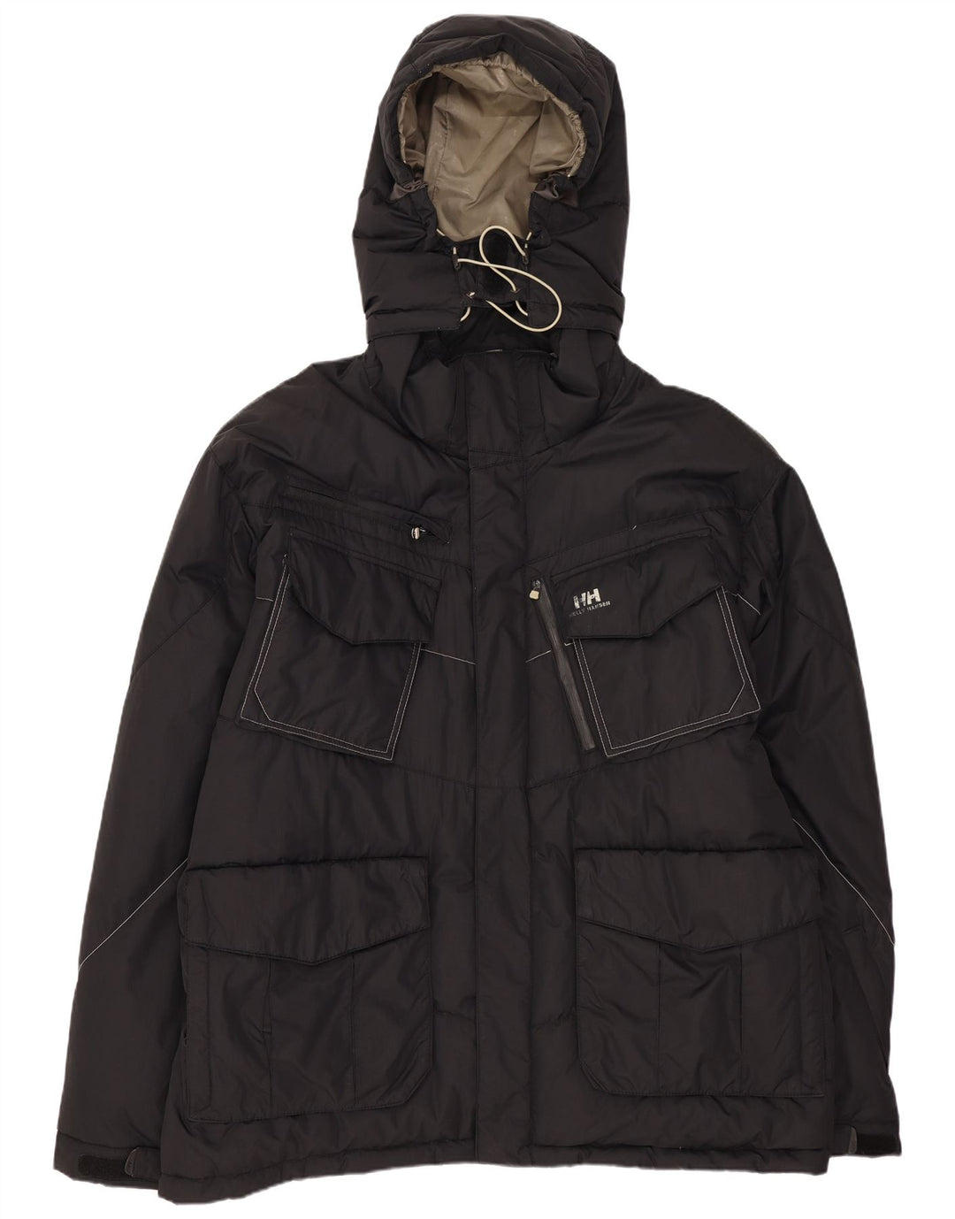 Helly Hansen Ανδρικό μπουφάν με κουκούλα UK 42 XL μαύρο νάιλον