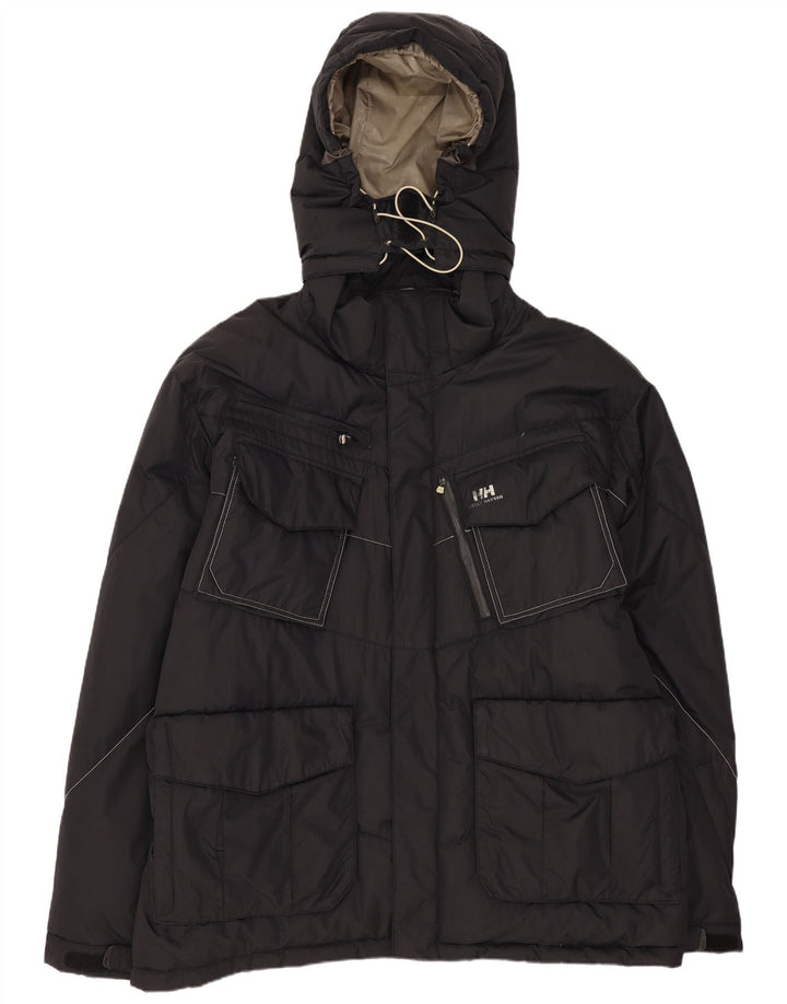 Helly Hansen Ανδρικό μπουφάν με κουκούλα UK 42 XL μαύρο νάιλον