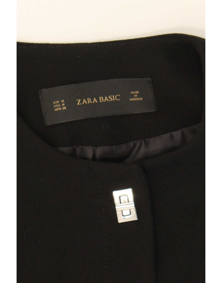 Zara Γυναικείο σακάκι 1 κουμπιού Blazer UK 12 Medium Black