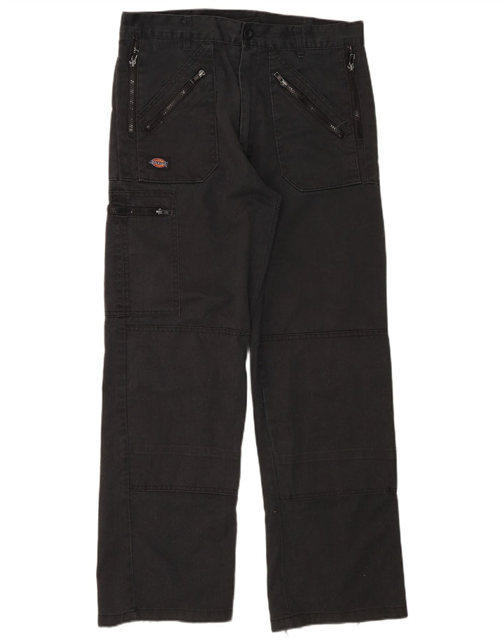 Ανδρικό ίσιο παντελόνι Cargo Dickies W30 L29 Μαύρο πολυεστέρα