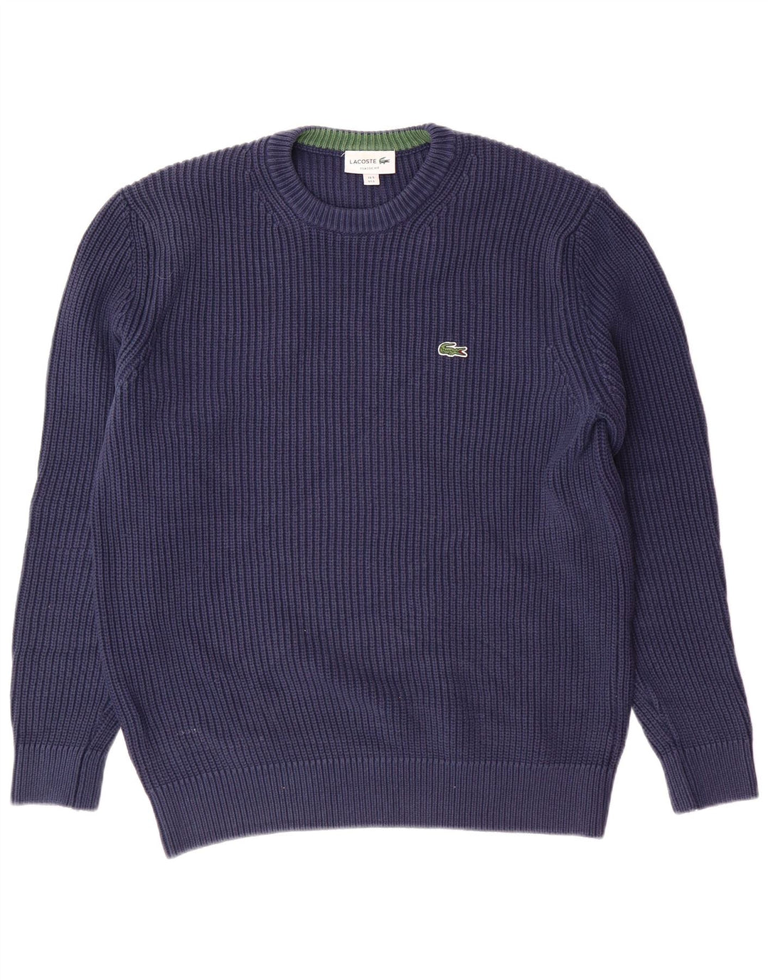 Ανδρικό πουλόβερ LACOSTE Classic Fit Crew Neck Jumper Μέγεθος 5 Μεγάλο Navy Blue