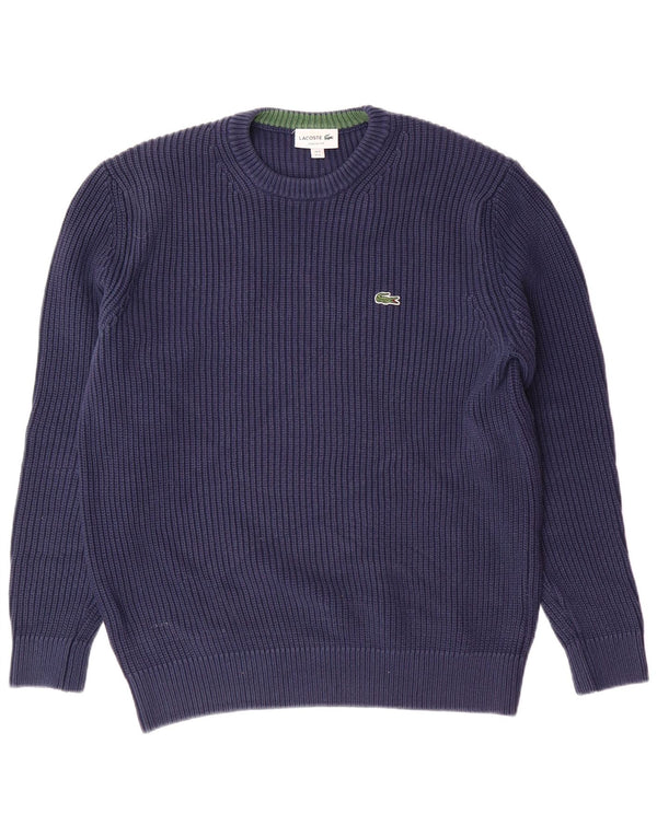 Ανδρικό πουλόβερ LACOSTE Classic Fit Crew Neck Jumper Μέγεθος 5 Μεγάλο Navy Blue