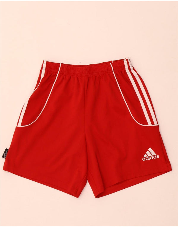 Adidas Boys Climalite Sport σορτς 9-10 ετών XS Red Polyester