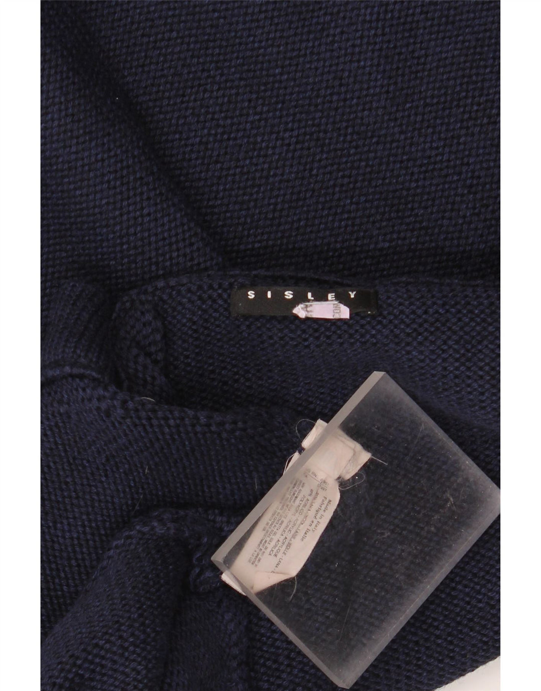 SISLEY Ανδρικό πουλόβερ με λαιμόκοψη με λαιμόκοψη μεγάλου μαλλί