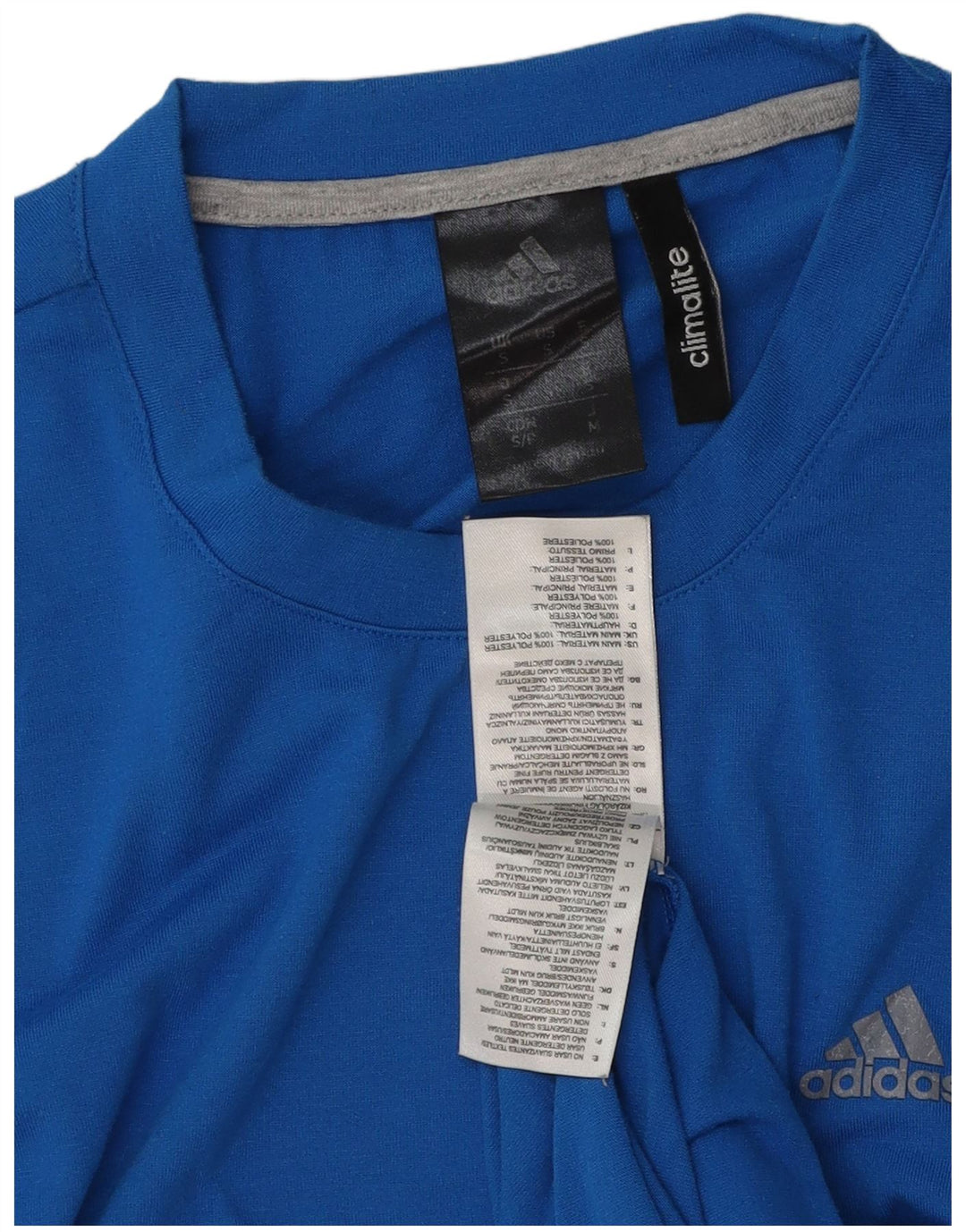 Adidas Ανδρικό T-Shirt Climalite Top Small Blue Polyester