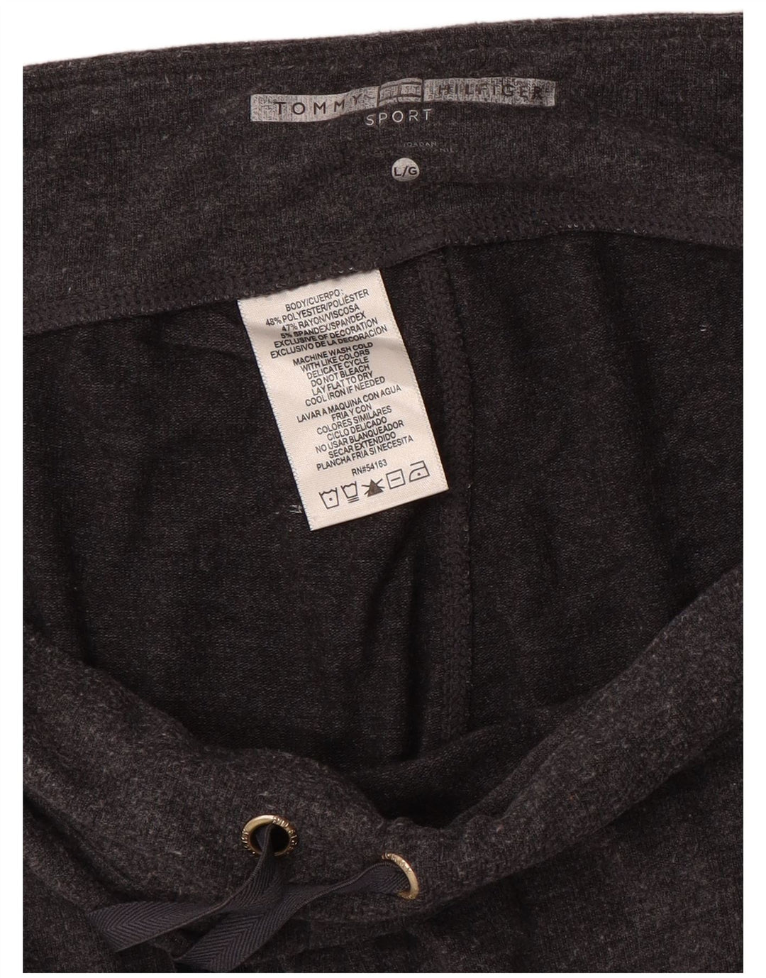 Tommy Hilfiger Γυναικεία αθλητική φόρμα Παντελόνι Joggers UK 16 Large Grey