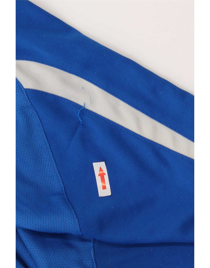 Ανδρικό T-Shirt Puma Top Large Blue Colourblock Πολυεστέρας