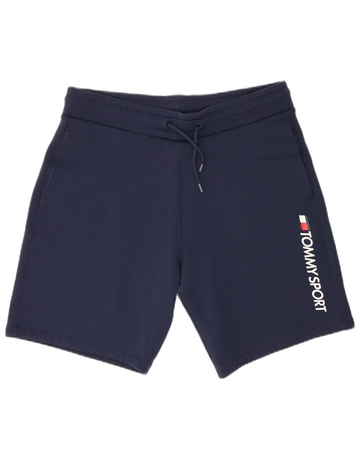 Ανδρικό γραφικό αθλητικό σορτς Tommy Hilfiger, μεσαίο μπλε ναυτικό