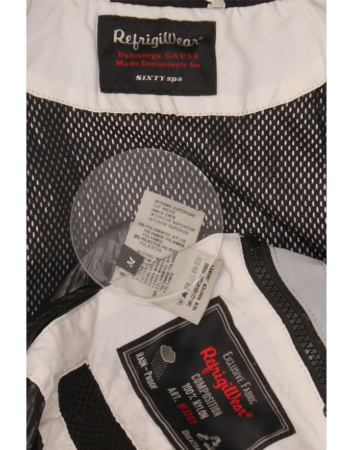 Ανδρικό μπουφάν Refrigiwear Bomber UK 38 Medium Off White Colorblock Polyamide