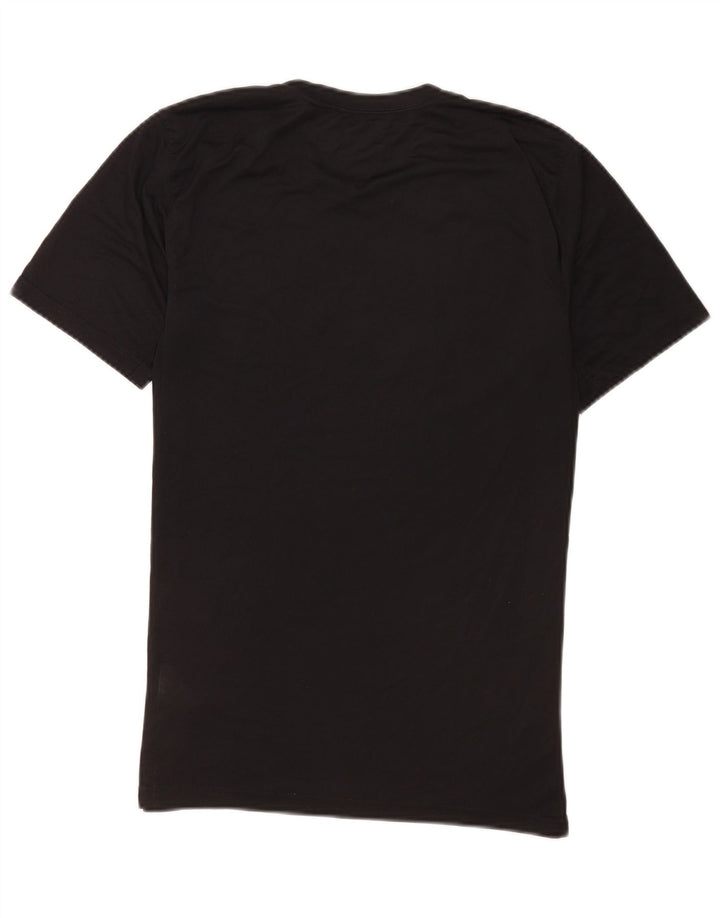 Ανδρικό γραφικό μπλουζάκι Nike, ανδρικό Dri Fit, μικρό μαύρο πολυεστέρα