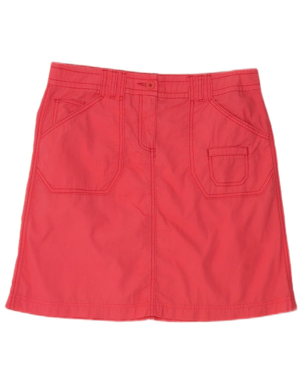 Marks & Spencer Γυναικεία Φούστα Cargo UK 12 Medium W32 Ροζ βαμβακερή
