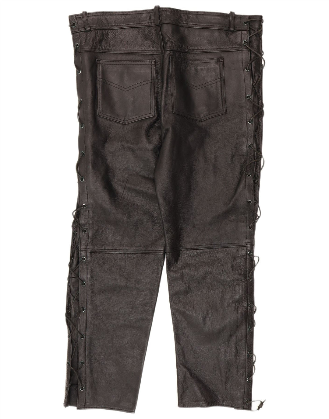 American Eagle Ανδρικό Λεπτό Δερμάτινο Παντελόνι W36 L30 Μαύρο Δερμάτινο