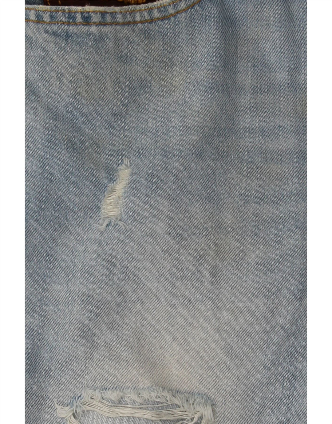 Ανδρικό Uniform Distressed τζιν σορτς W30 μεσαίο μπλε βαμβακερό