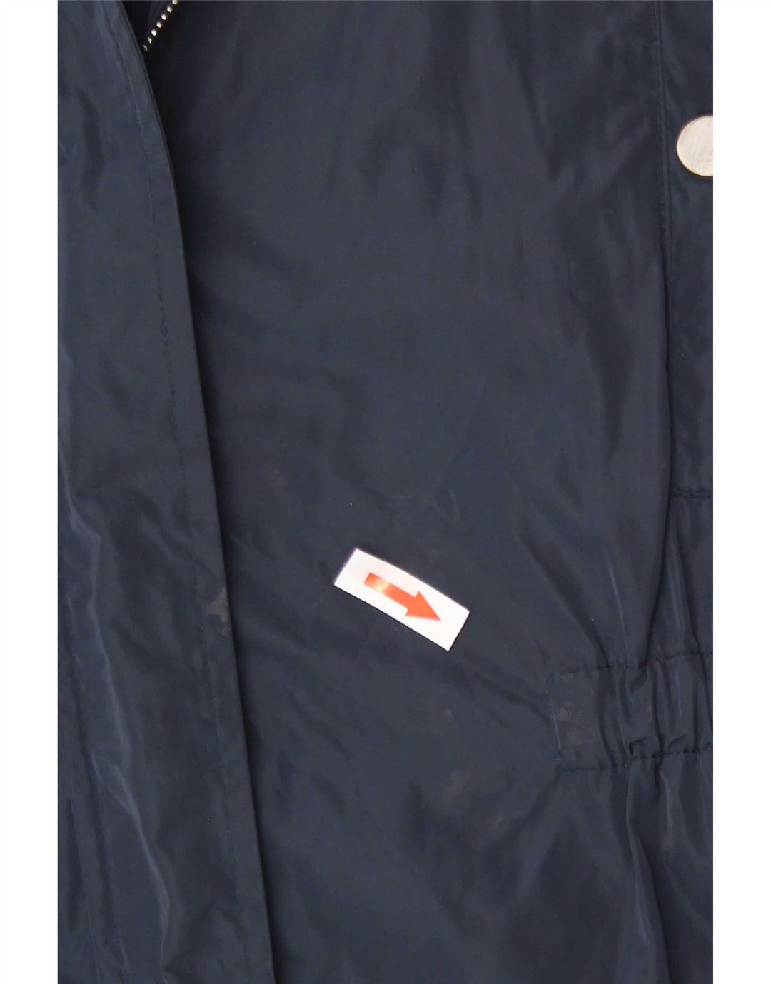 Stefanel γυναικείο αδιάβροχο με κουκούλα EU 40 Medium Navy Blue Polyester