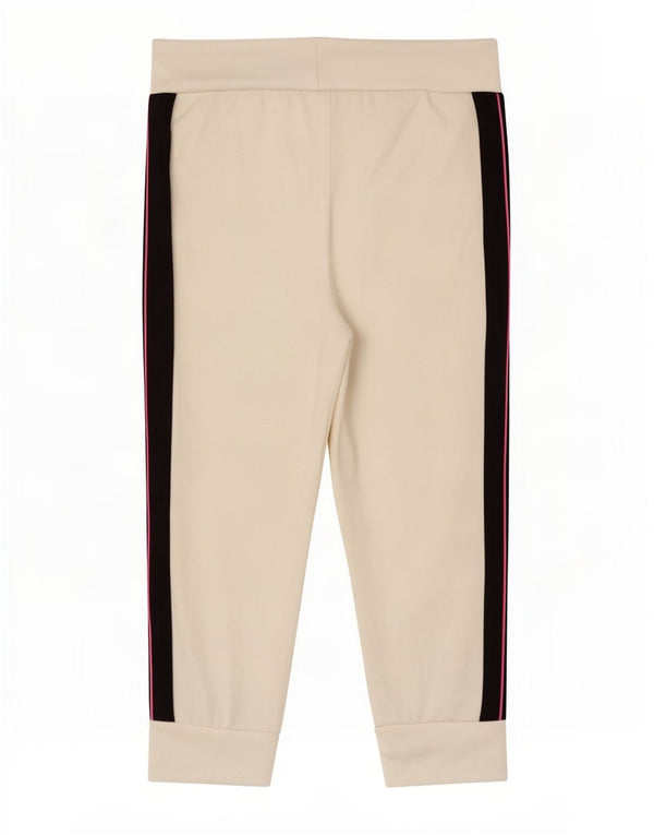 Puma Γυναικεία φόρμα Capri Παντελόνια Joggers UK 10 Small White Colourblock