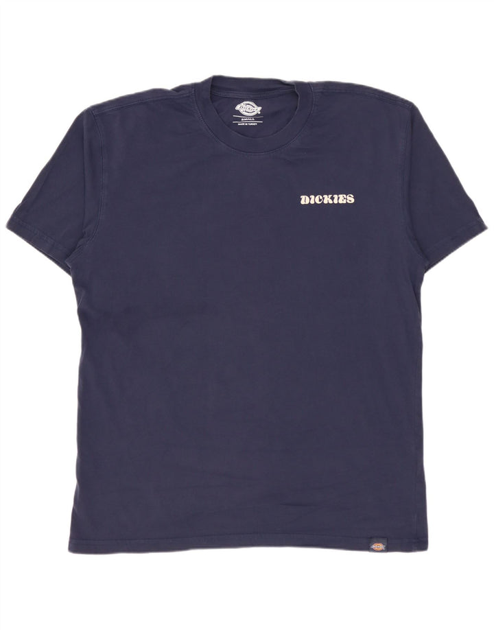 DICKIES Ανδρικό γραφικό T-Shirt Top Small Navy Blue από βαμβάκι