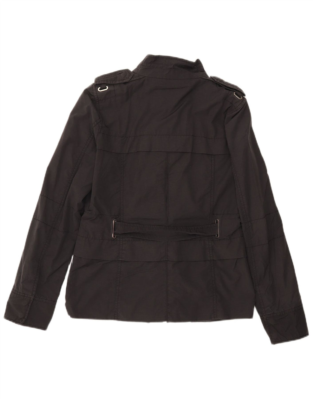 Zara Γυναικείο Military Jacket UK 12 Medium Black