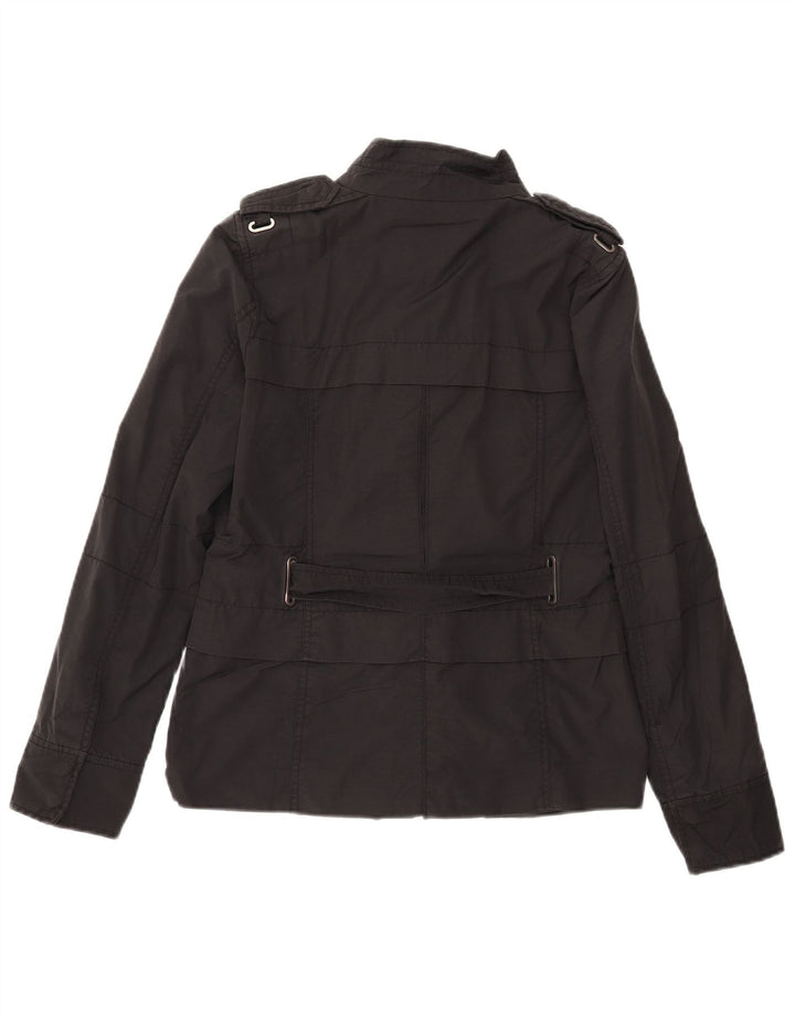 Zara Γυναικείο Military Jacket UK 12 Medium Black