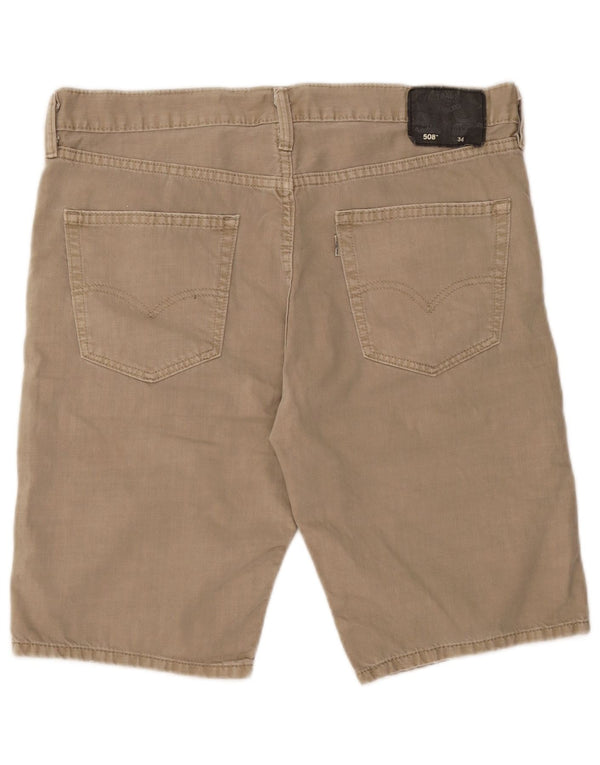 Ανδρικό τζιν σορτς Levi's 508 W34 μεγάλο μπεζ βαμβακερό