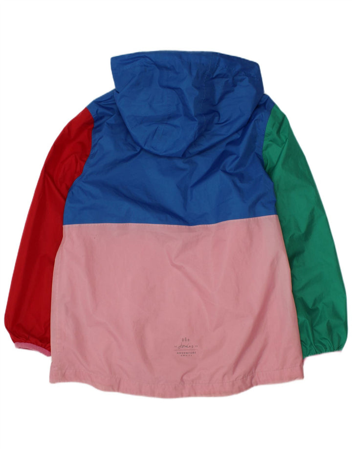 Joules Girls Hooded Rain Jacket 6-7 Years Πολύχρωμο Colourblock