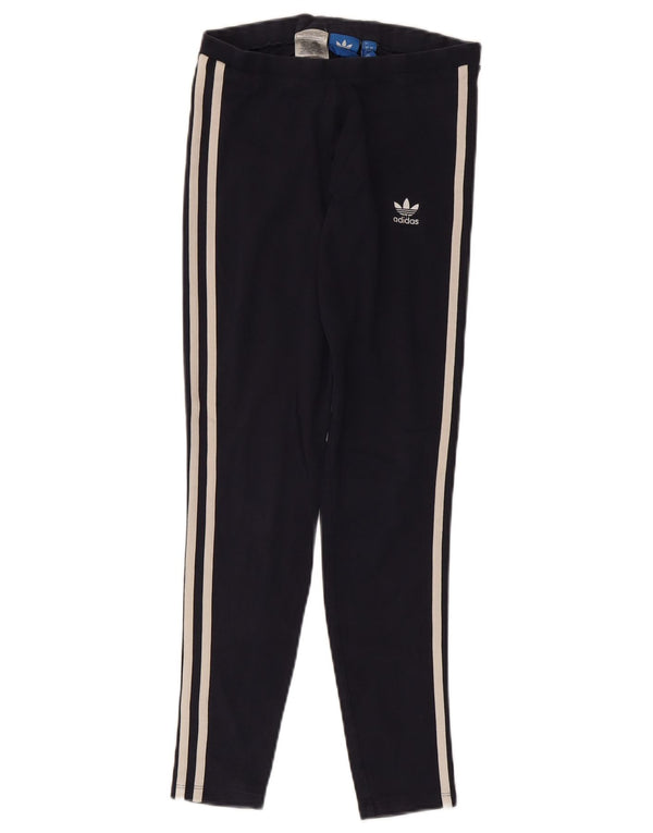 Adidas Γυναικείο κολάν UK 8 Small Navy Blue από βαμβάκι