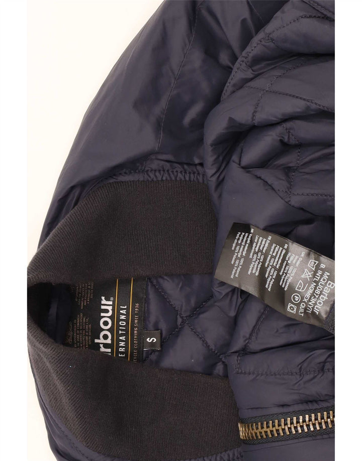 Ανδρικό μπουφάν Barbour με επένδυση UK 36 Small Navy Blue Colorblock Πολυαμίδιο