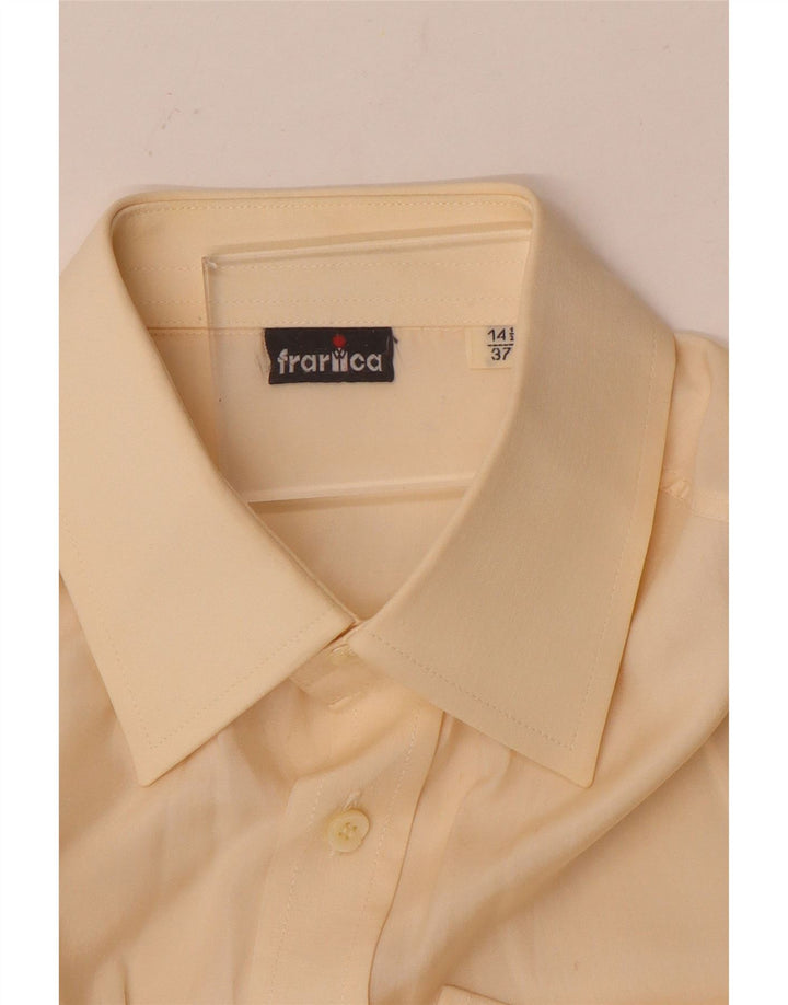 Vintage Ανδρικό Πουκάμισο Μέγεθος 37 14 1/2 Small Beige