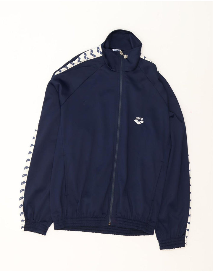 Ανδρική αθλητική φόρμα γραφικών Arena Top Jacket Large Navy Blue Colourblock