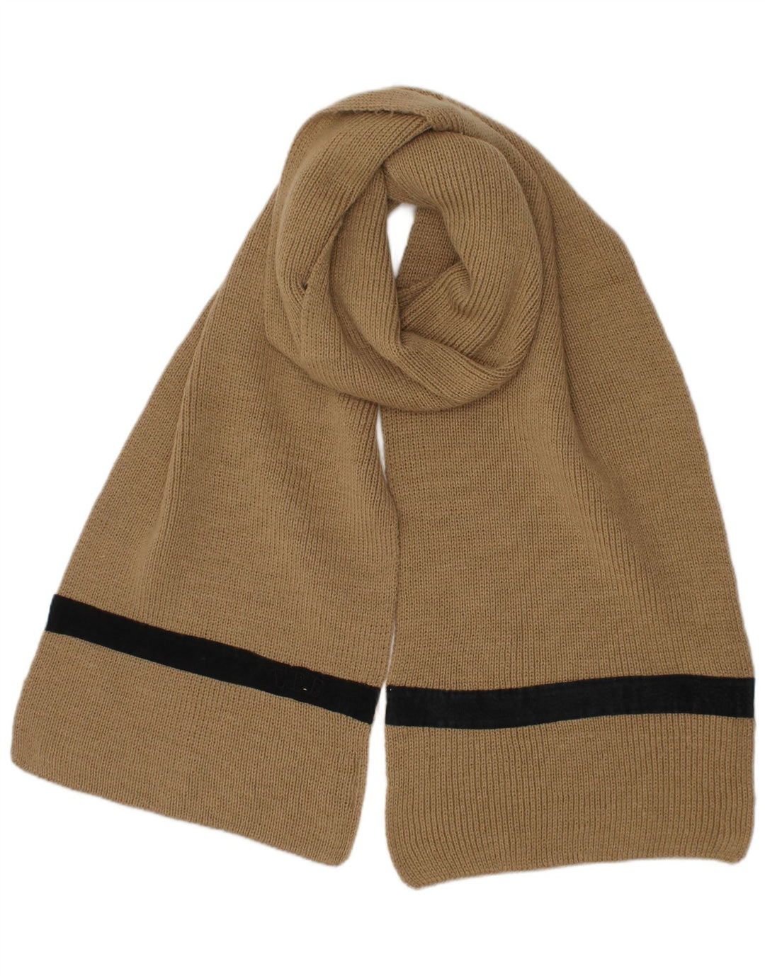 Ανδρικό ορθογώνιο φουλάρι Lee One Size Beige ριγέ πολυεστέρα Classic