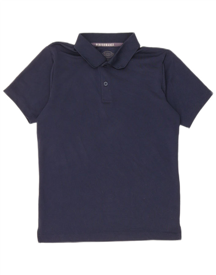 Dickies Boys Polo πουκάμισο 10-11 ετών Medium Navy Blue Polyester