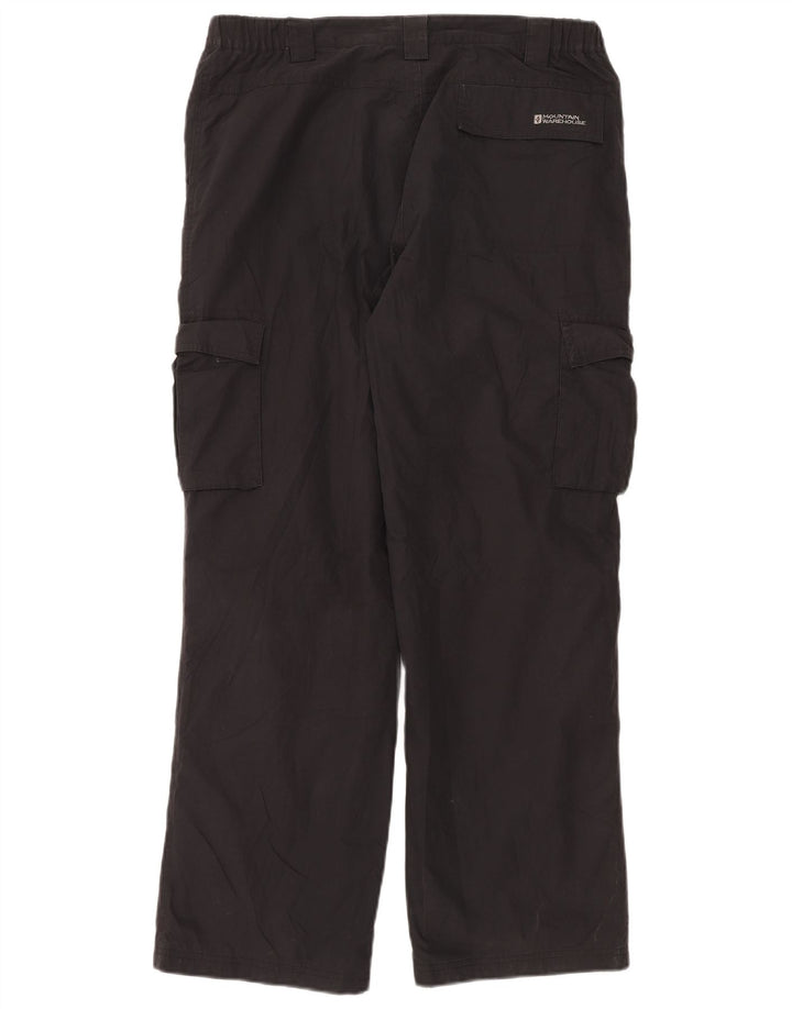 Mountain Warehouse Ανδρικό ίσιο παντελόνι Cargo W34 L30 Μαύρο Πολυεστέρας