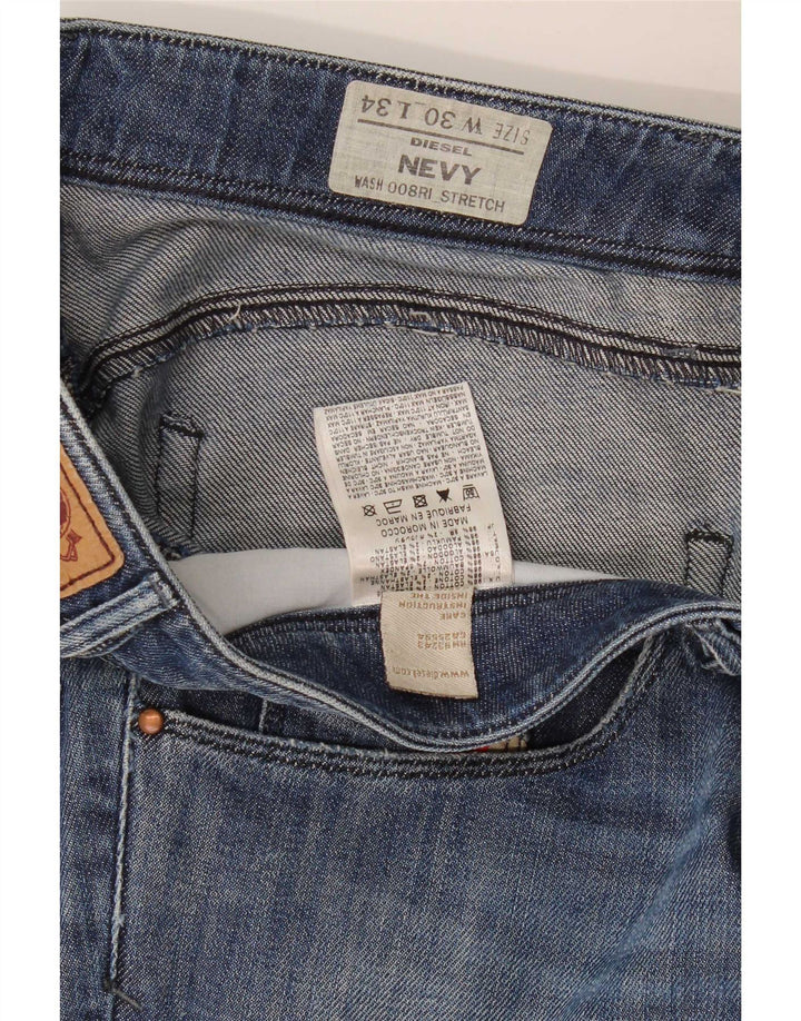 Diesel Γυναικείο Nevy Slim Jeans W30 L34 Μπλε βαμβακερό