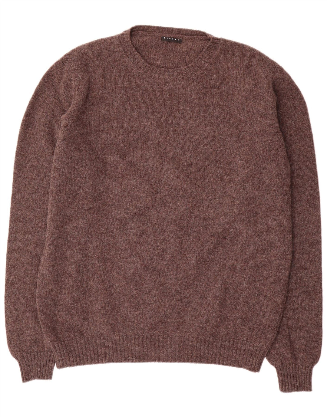 Ανδρικό πουλόβερ Sisley Crew Neck Jumper 2XL Καφέ Μαλλί