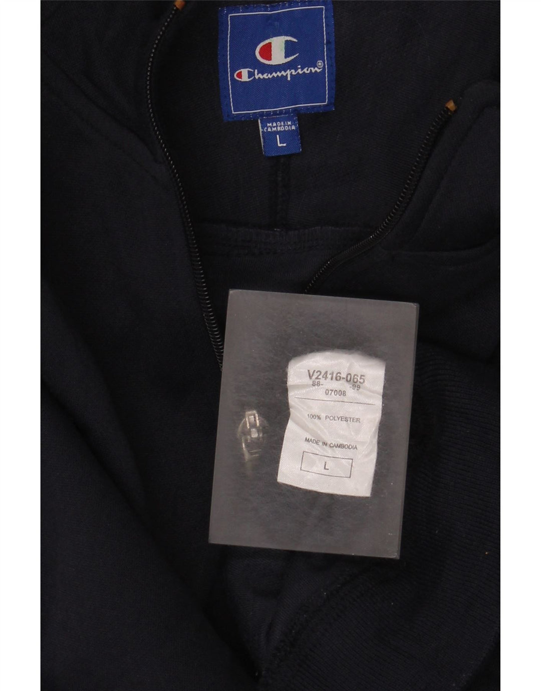 Ανδρική φόρμα Champion Top Jacket Large Navy Blue Polyester