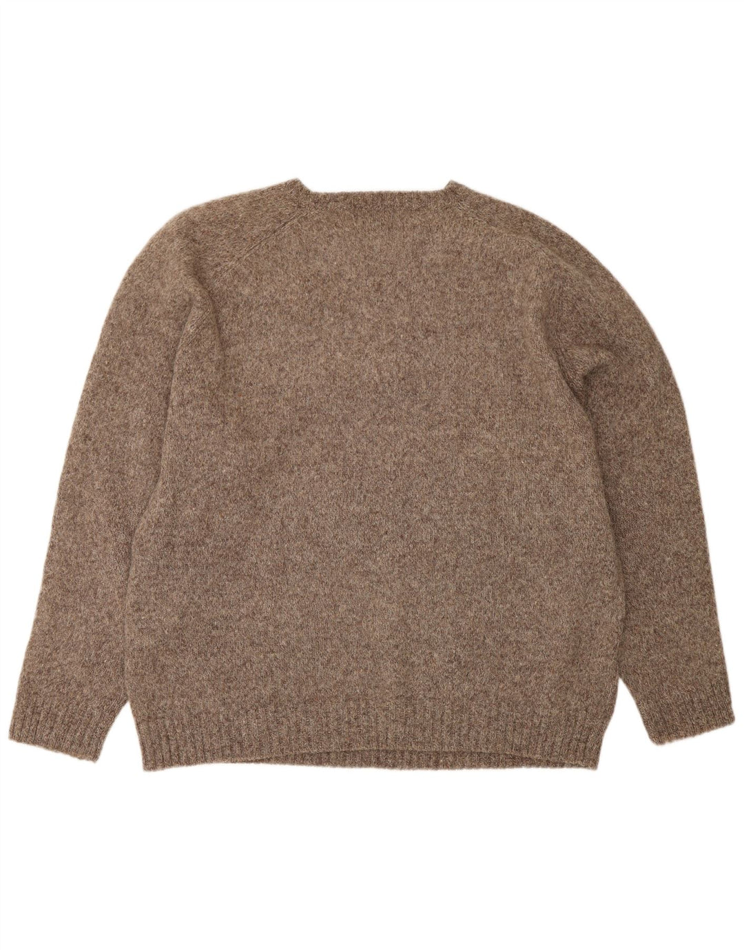 KAPPA Ανδρικό πουλόβερ με λαιμόκοψη 2XL από μαλλί σε καφέ