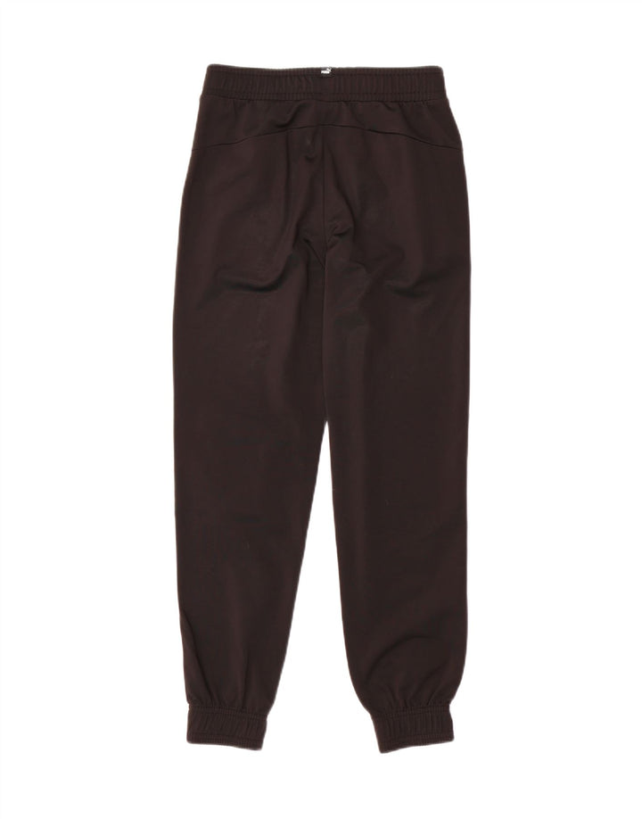 PUMA Boys Tracksuit Trousers Joggers 11-12 Years Μαύρο Πολυεστέρα