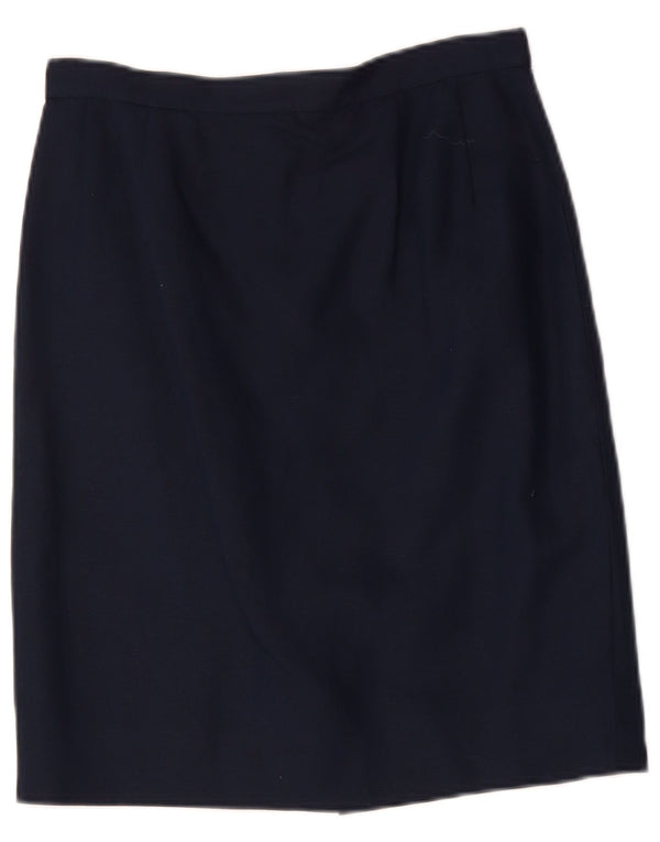 LUISA SPAGNOLI Γυναικεία ίσια φούστα IT 44 Medium W28 Navy Blue