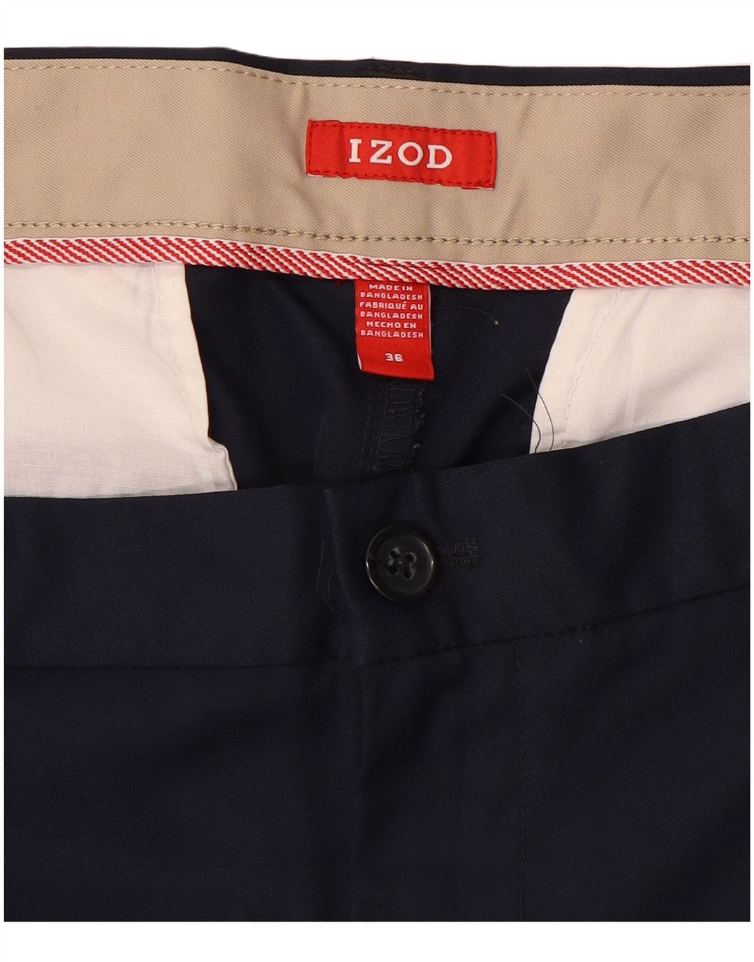 Ανδρικό σορτς Chino IZOD W36 Large Navy Blue