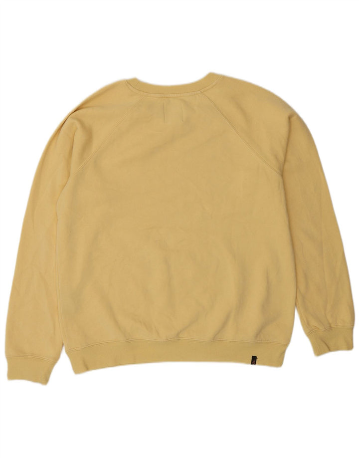 Γυναικείο Φούτερ VOLCOM Graphic Jumper UK 14 Medium Yellow Cotton