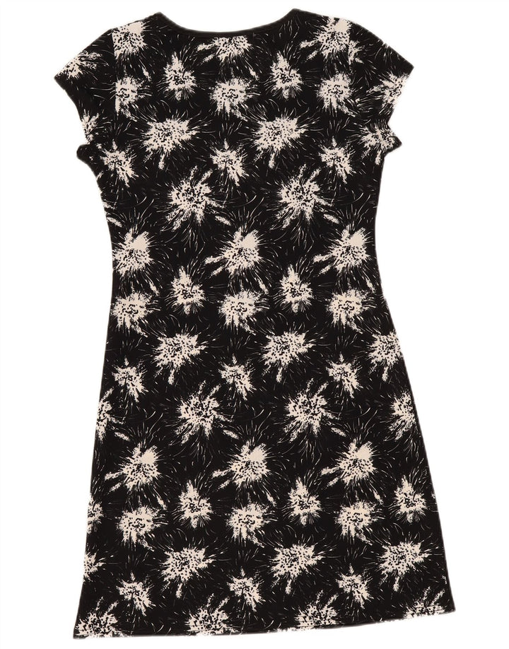 Γυναικείο φόρεμα με θήκη Liu Jo UK 12 Medium Black Floral Polyester