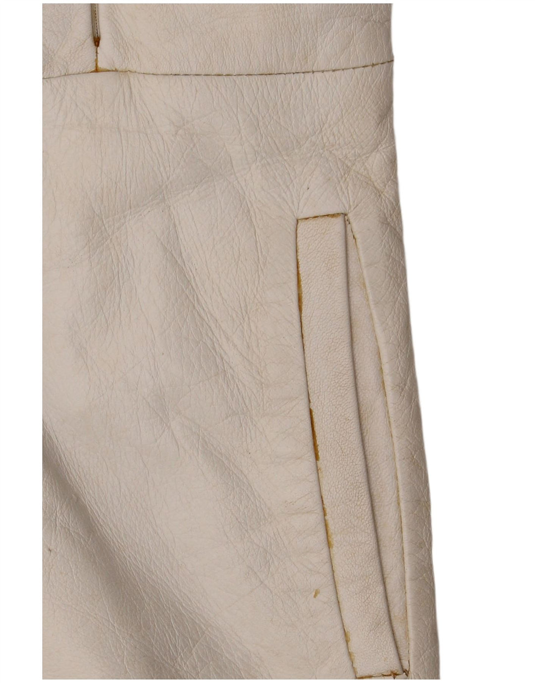 Γυναικείο δερμάτινο μπουφάν CONBIPEL με κουκούλα IT 42 Μεσαίο λευκό δέρμα