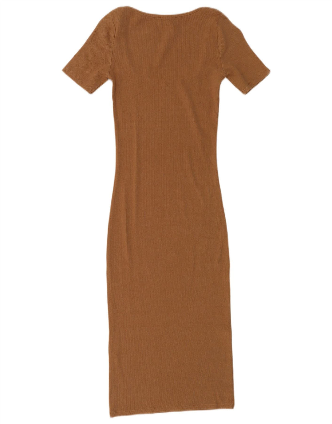 Zara Γυναικείο Φόρεμα Bodycon UK 8 Μικρό Καφέ