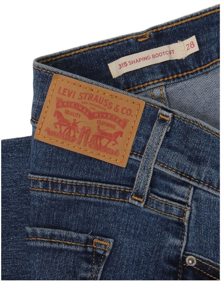 Levi's Womens 315 Shaping Bootcut Jeans W28 L32 Μπλε βαμβακερό