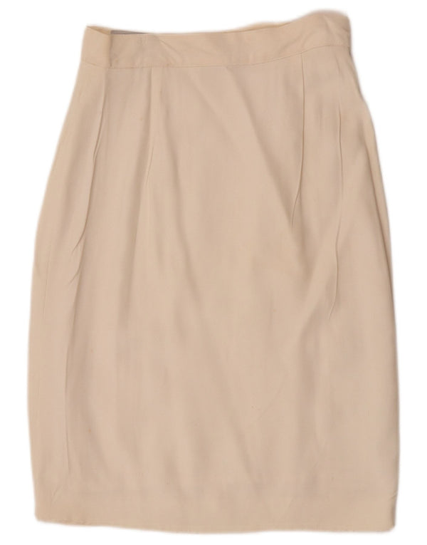 Renato Balestra Γυναικεία Ψηλόμεση Pencil Φούστα IT 42 Medium W27 Off White