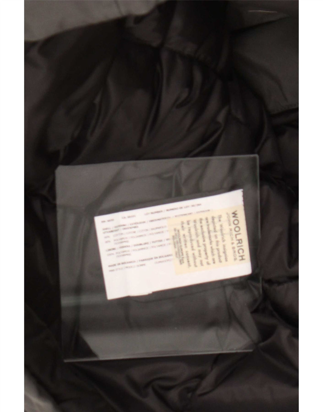 Woolrich Ανδρικό παλτό με κουκούλα UK 36 Small Grey Cotton