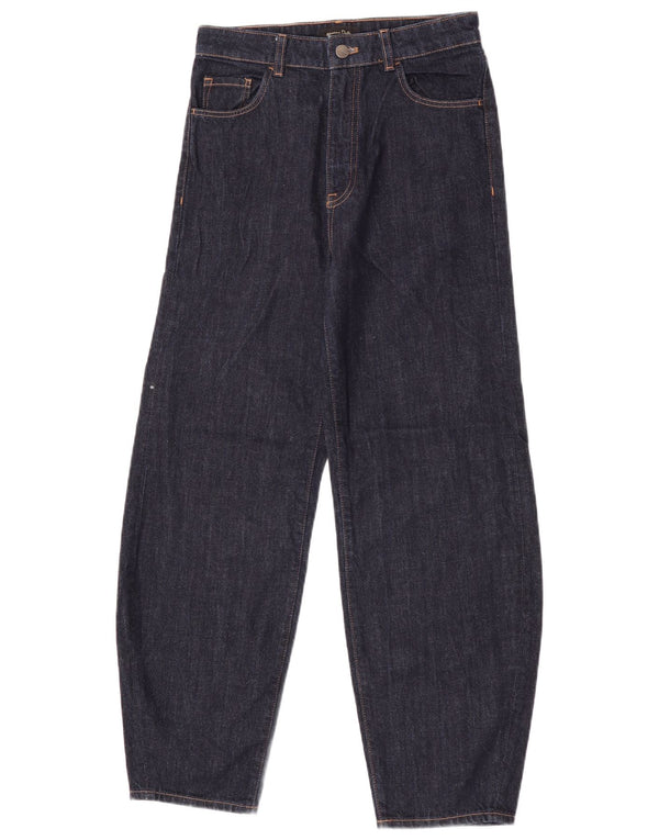 Massimo Dutti γυναικείο ψηλό κωνικό τζιν EU 36 XS W26 L28 Navy Blue