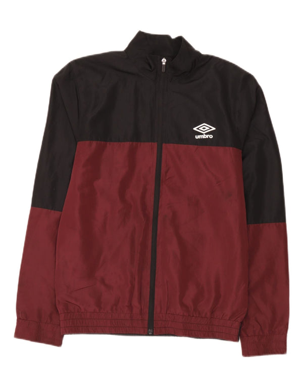 Ανδρική φόρμα γυμναστικής γραφική Umbro Top μπουφάν Μικρό καφέ χρώματος πολυεστέρας