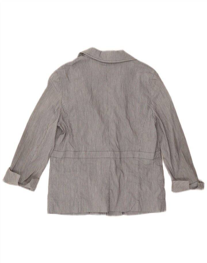 Max & Co. Γυναικείο σακάκι 3/4 μανίκι UK 8 Small Blue Pinstripe